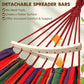 Cotton Hammock 8.9x4.9ft Holds Up to 660lbs Prevents Side