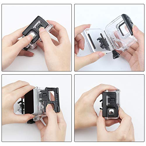 30M 98FT Waterproof Housing Case for HERO7 White & Hero 7 Silver
