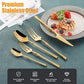 20 Piece Gold Silverware Set for 4 (4 Count)