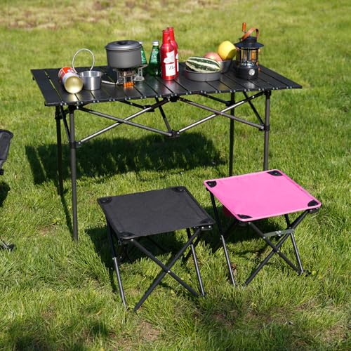 Camping Stool Upgrade Foot Stool for Camping Fishing Hiking Gardening and Beach