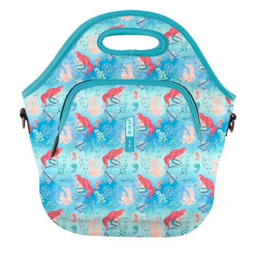 LunchTote Zippered Bag Insulated Neoprene Caddy (Treasures Untold / X-Large 6.5 Quart Lunch Tote)