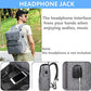 Laptop Backpack Men Women Vintage Backpack Bookbag College Backpacks Stylish Backpack Grey Fits 15.6 Inch Laptop