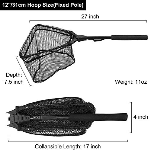 Fishing Net Fish Floating Landing Net with Handle