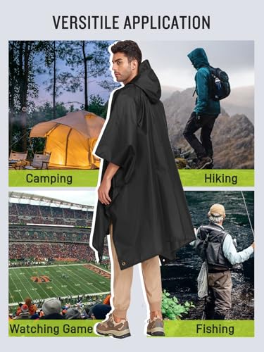 Double Layer Rain Poncho