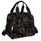 Blue Rose Flower Insulated Lunch Bag for Women Girl Reusable Lunch Tote Box With Shoulder Strap Lightweight Thermal Cooler Meal Prep Bag for Work School Office Picnic (print 8)