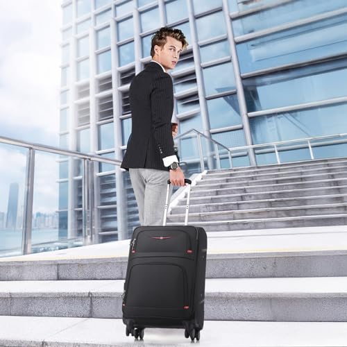 Softside Expandable Luggage with 4 Spinner Wheels