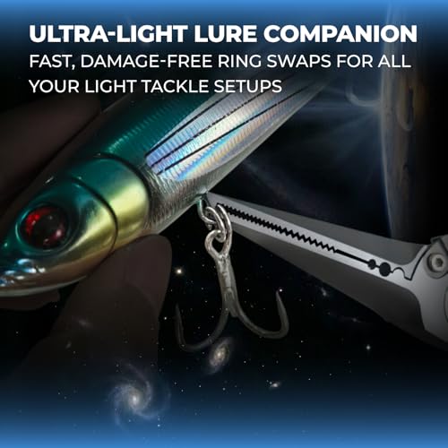 Titanium Fishing Pliers 6.5'' with Side Cutters