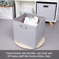 Thicker Fabric Storage Cubes 13 inch Collapsible Storage Bins for Organization