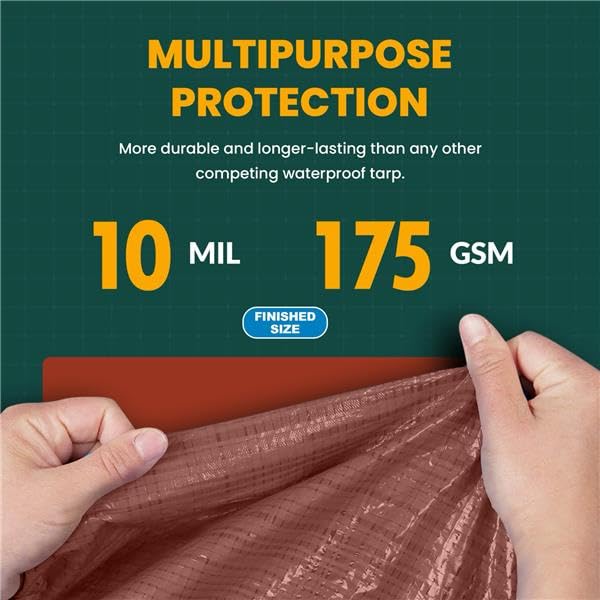 Large Waterproof Tarp (576 Sq Ft)