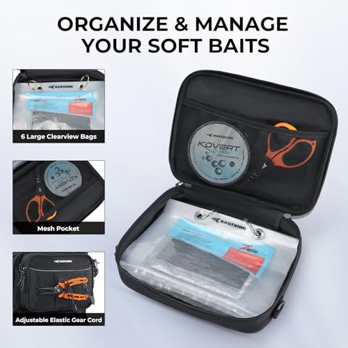 BaitSpace Fishing Backpack with Bait Binder & 2 Rod Holders