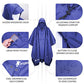 Hooded Rain Poncho for Adult with Pocket