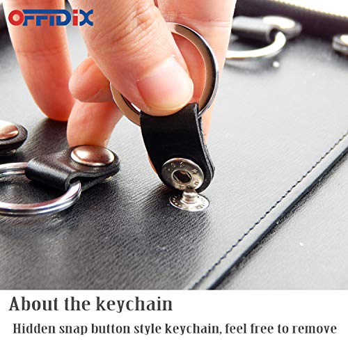 Portable Zippered Key Case