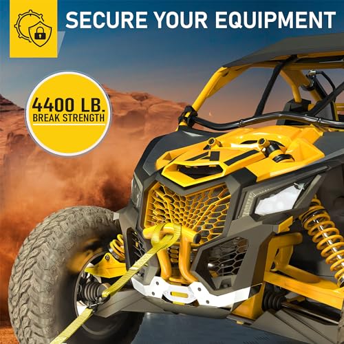 Heavy Duty Ratchet Straps & Soft Loops (8 Count)