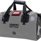Waterproof Duffel& Luggage Bag - Motorcycle Dry Bag Tail Saddle Bags with Roll Top Closure,Large Storage Space,for Camping, Kayaking, Fishing & Traveling(Grey, 25L)