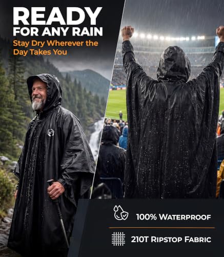 Rain Poncho for Adults