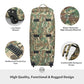 45/80/100L Rolling Duffel Bag with Wheels, X-Large Durable Travel Duffle + Toiletry Bag, Heavy Duty, Packable with Shoulder Straps- Use as Luggage or Backpack (Camouflage)
