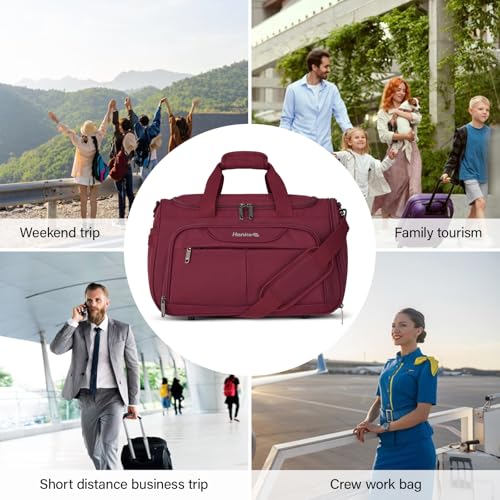 Small Underseat Carry On Luggage Bags for Travel with 10 Pockets