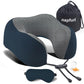 Neck Pillow for Travel with Travel Pouch