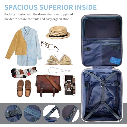 Expandable Luggage with Spinner Wheels