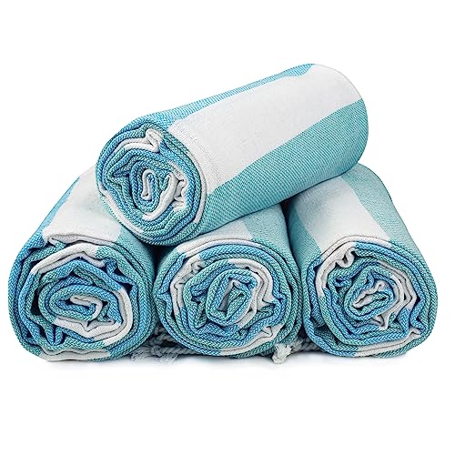 Cotton Turkish Beach Towels (4 Count)