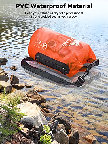 Dry Bag Waterproof Backpack with Phone Case