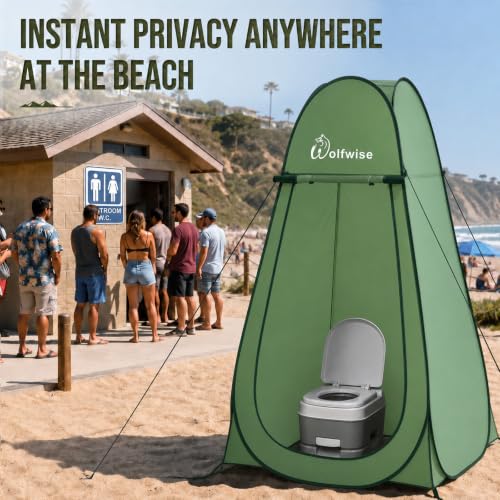 Pop Up Shower Tent for Camping Essentials