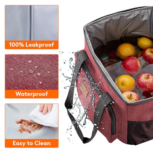 Large Lunch Bag (Burgundy / Jumbo(24L))