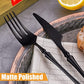 24 Piece Black Silverware Set for 6 (6 Count)