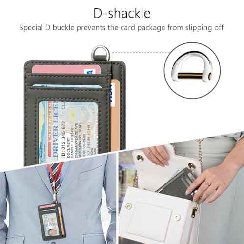 Slim Minimalist Wallet RFID Credit Card Holder for Men
