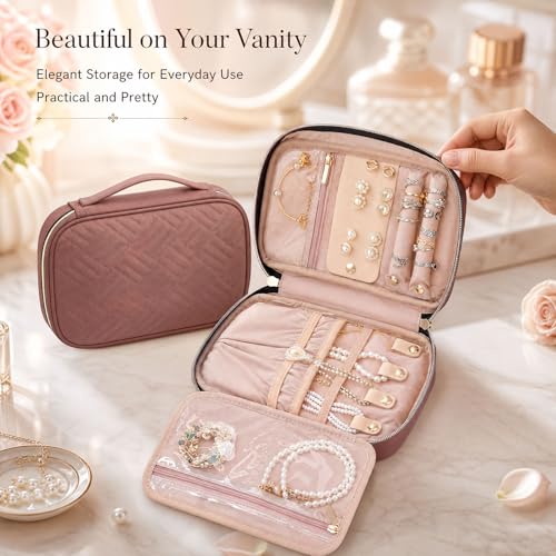Jewelry Travel Case Organizer for Necklaces