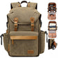 Khaki Camera Backpack