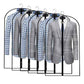Clear Garment Bags for Hanging Clothes Travel (6 Count)