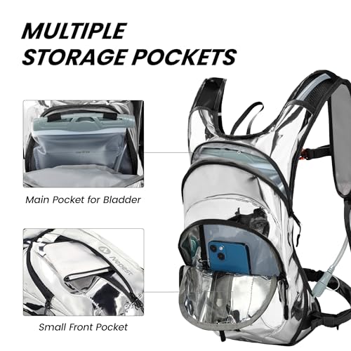 Rave Hydration Pack Backpack with 2L Water Bladder