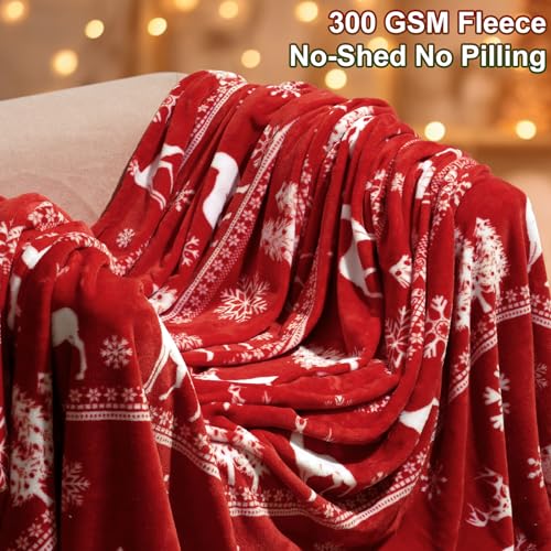 Printed Fleece Blanket Queen Size