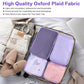 2 Packs 6 Set Travel Packing Cubes Luggage Organizer Set Lightweight Suitcase with Shoe Bag for Clothes Toiletries (2 Count)