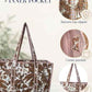 100% Cotton Quilted Tote Bag For Women