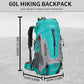 60L Hiking Backpack for Men and Women Lightweight Camping Hiking Backpack with Rain Cover Large Waterproof Travel Backpack Backpacking Pack