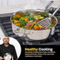 5 Qt Stainless Steel Sautepan with Lid