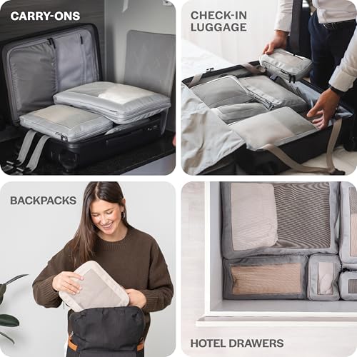 Compression Packing Cubes for Travel (6 Count)