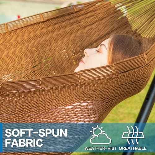 Double Hammock with Stand for Outside