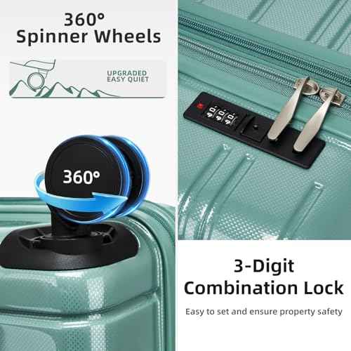 Luggage Sets 5 Piece (5 Count)
