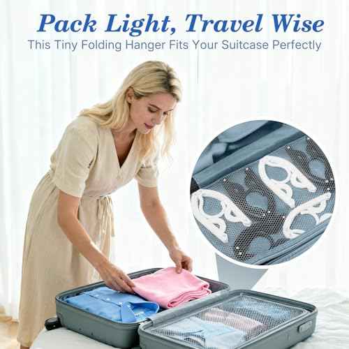 Black Travel Hangers 10 Pack (10 Count)