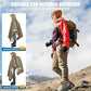 Hooded Rain Poncho for Adult Waterproof Lightweight Raincoat