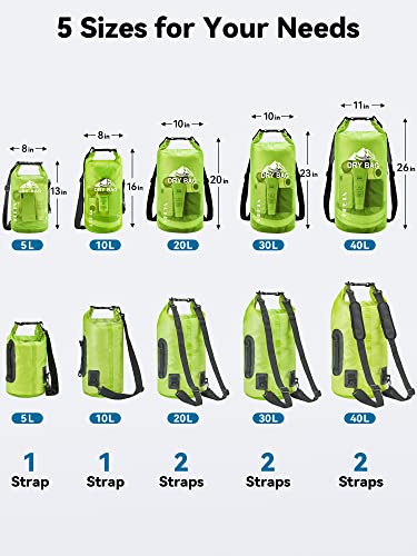 Dry Bag Waterproof Backpack with Phone Case