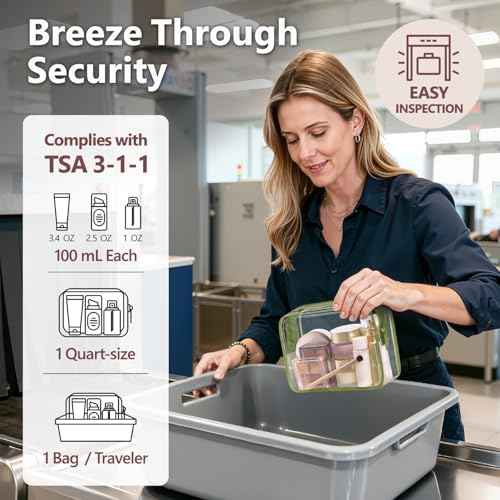 TSA Approved Toiletry Bag (3 Count)