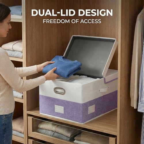 Storage Bins with Lids [3 (3 Count)