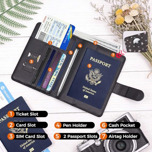 Rfid Passport Holder for Travel women