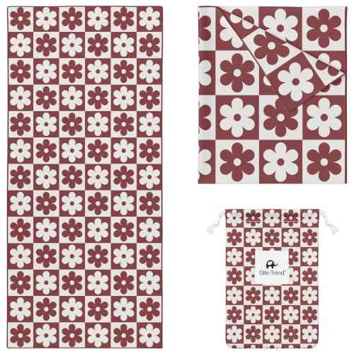 Microfiber Beach Towel for Adults with Bag