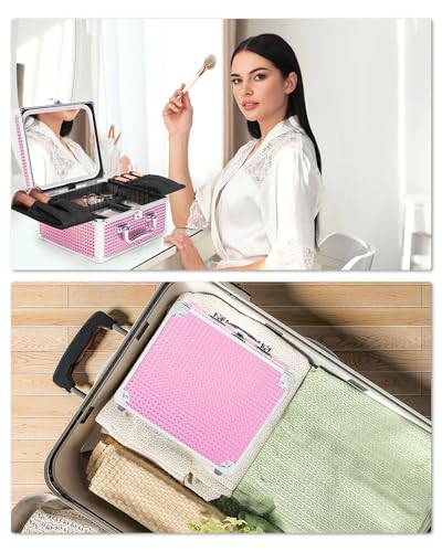 Makeup Bag with LED Mirror
