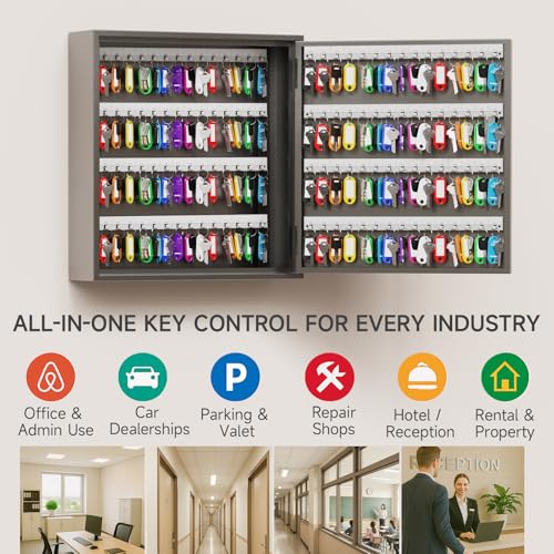 120 Key Lock Box Wall Mount (120 Count)